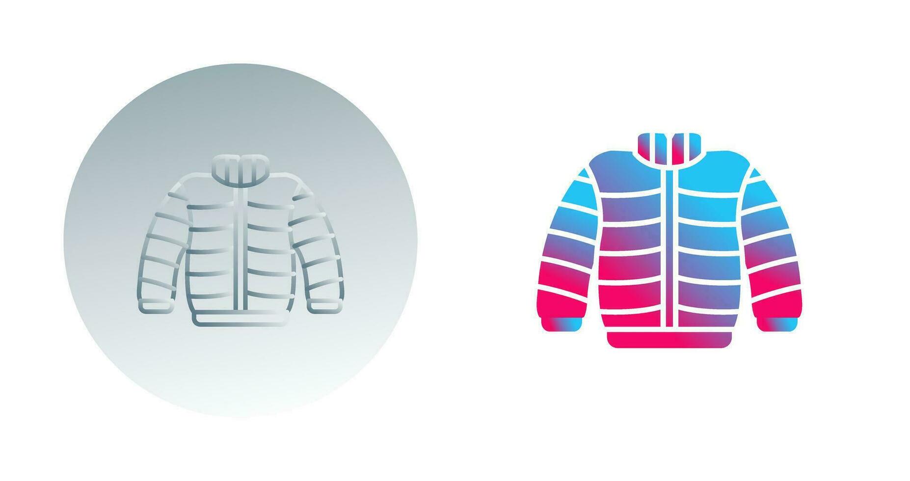 icono de vector de ropa de invierno