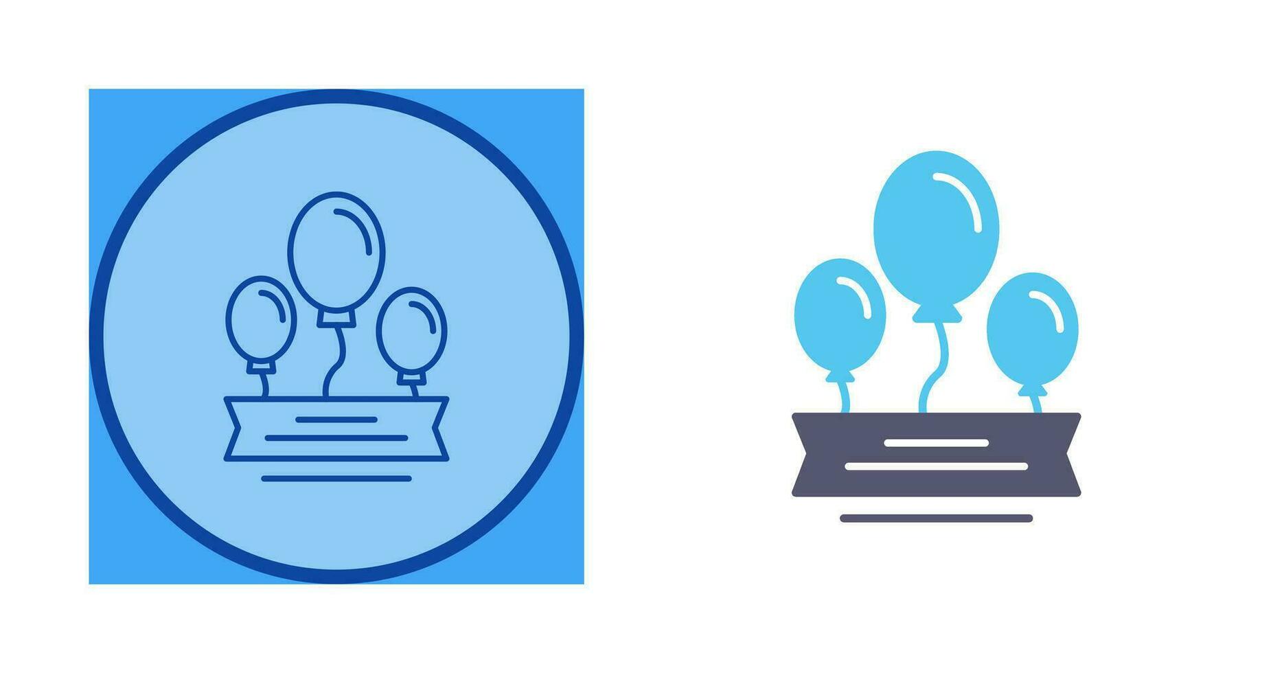 Balloons Vector Icon