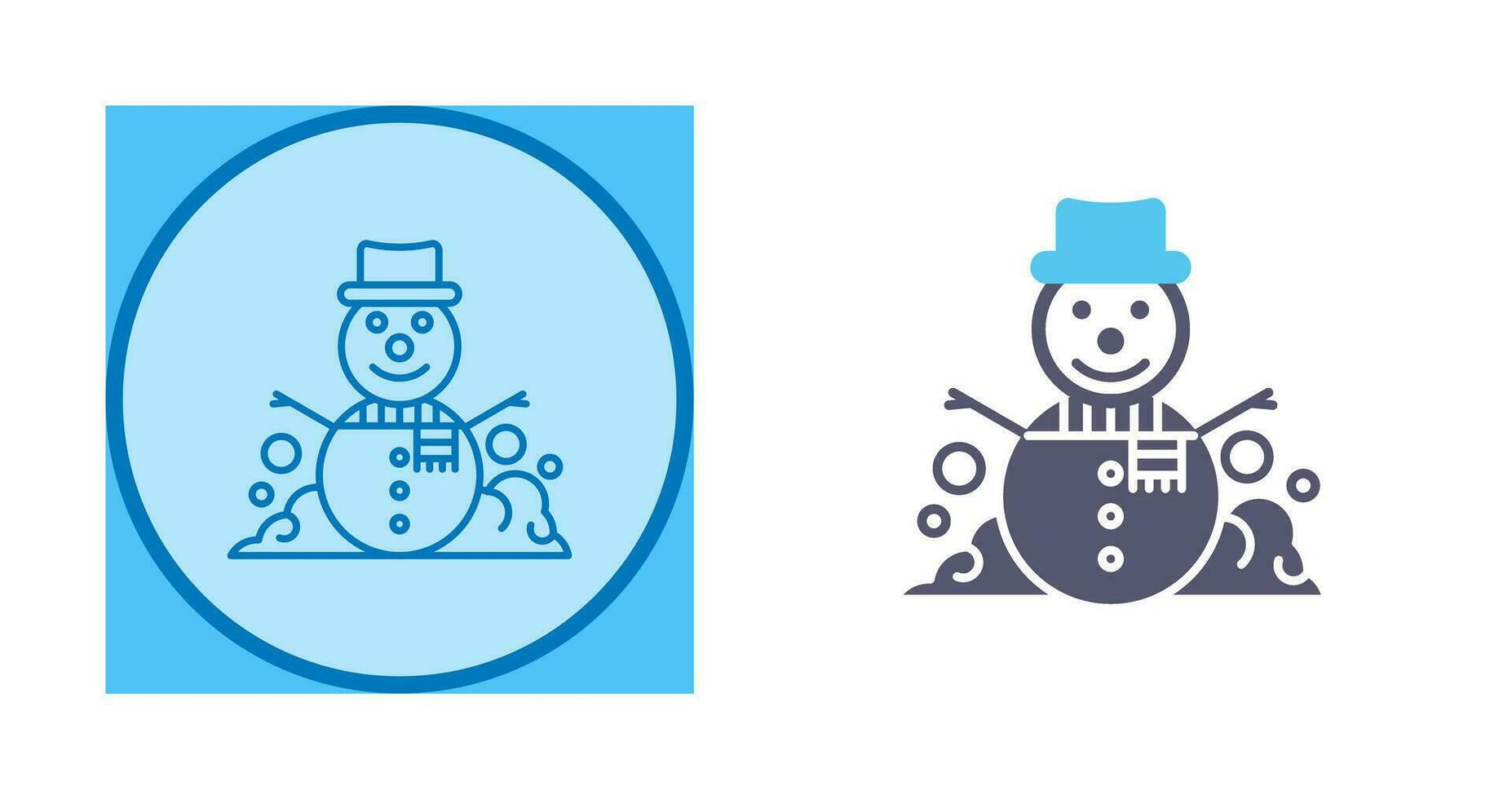 Snowman Vector Icon