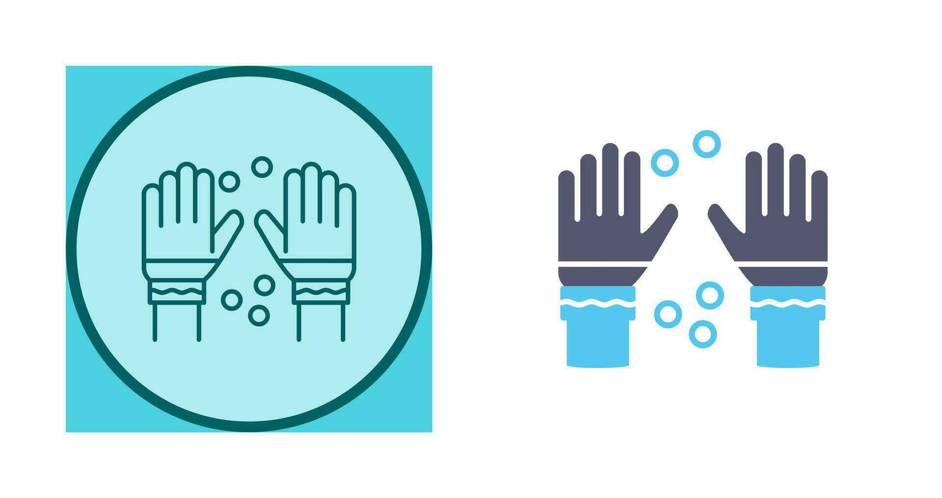 Winter Gloves Vector Icon