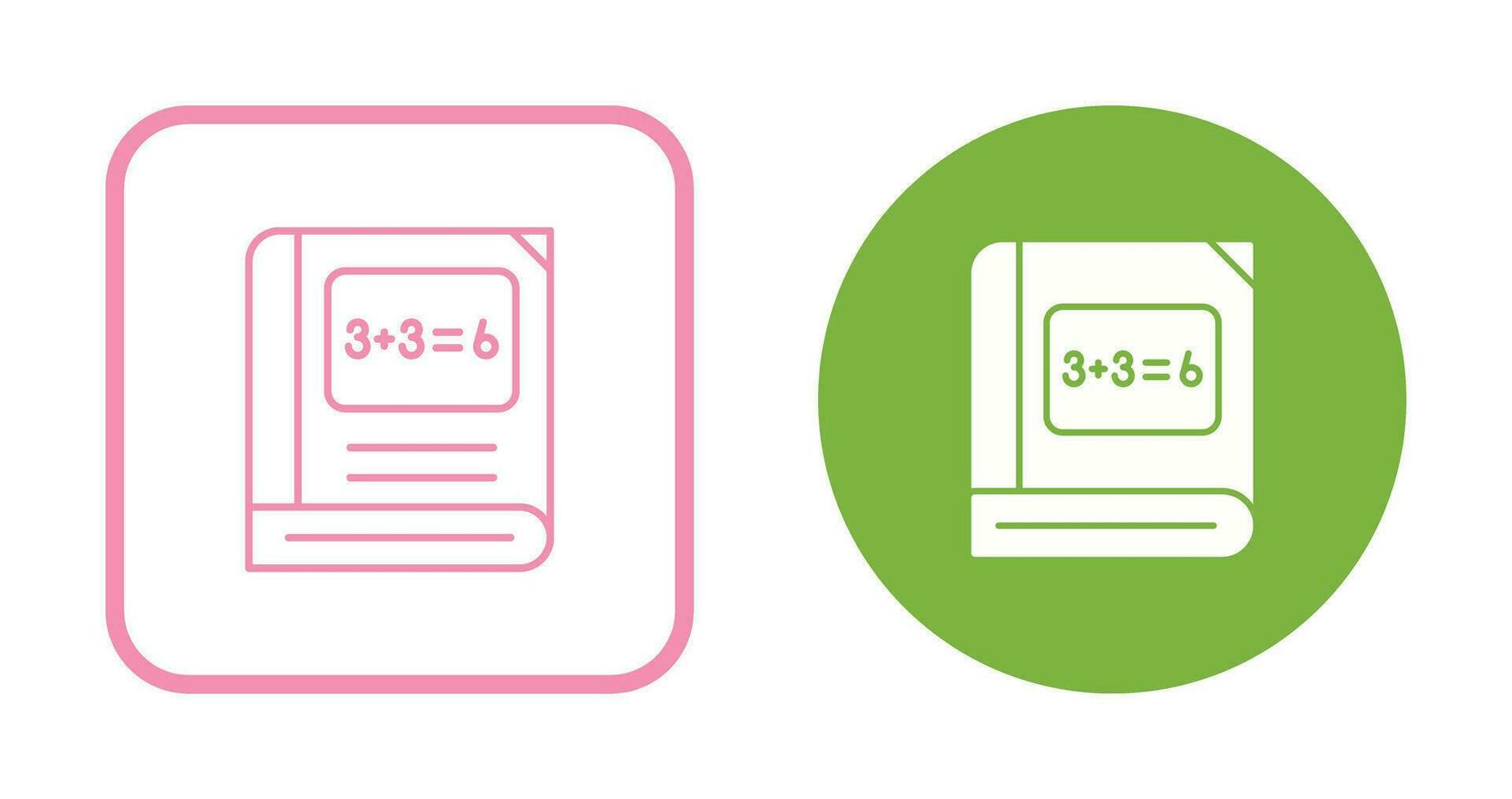 icono de vector de matemáticas