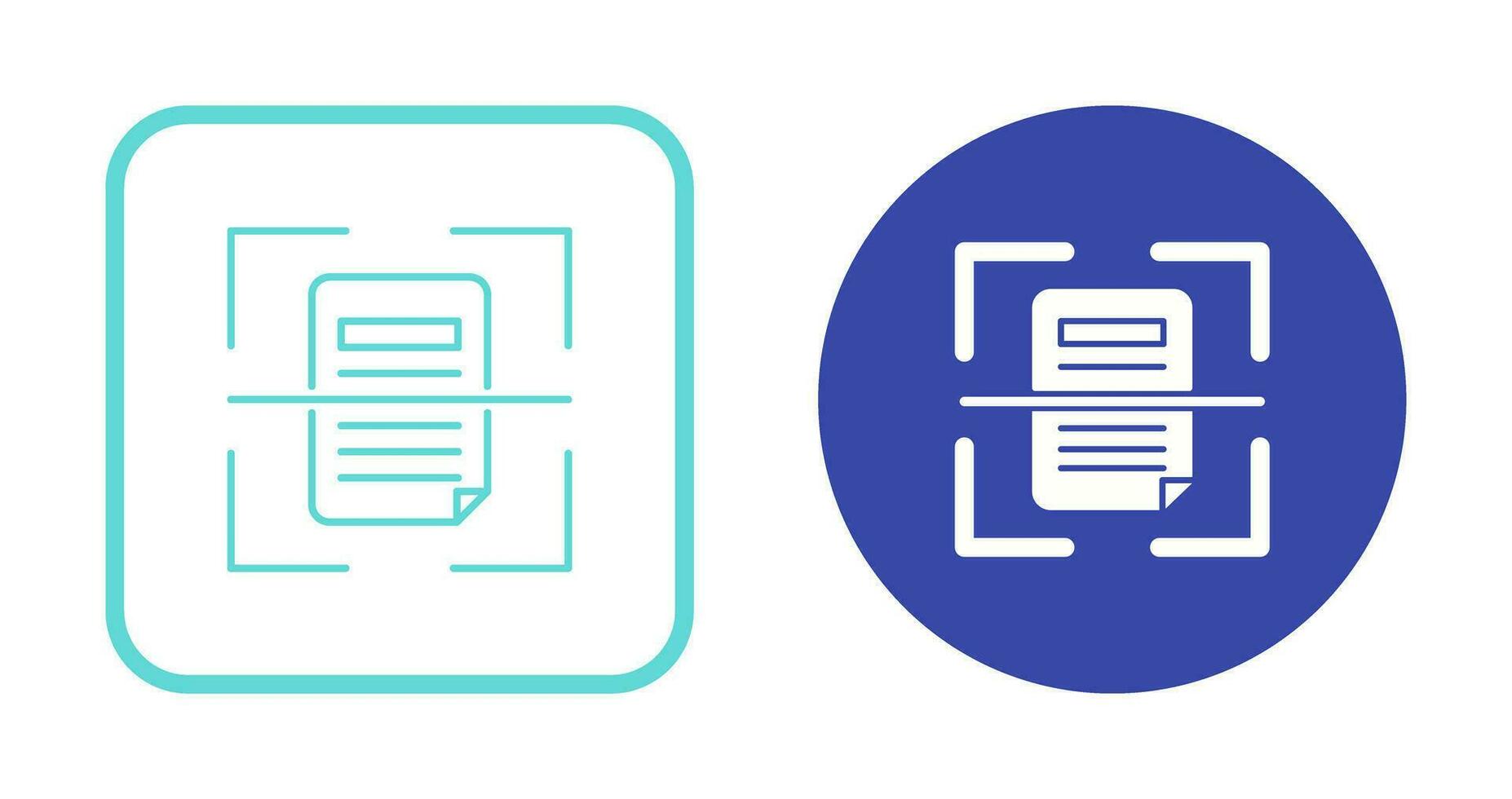 Scan Vector Icon