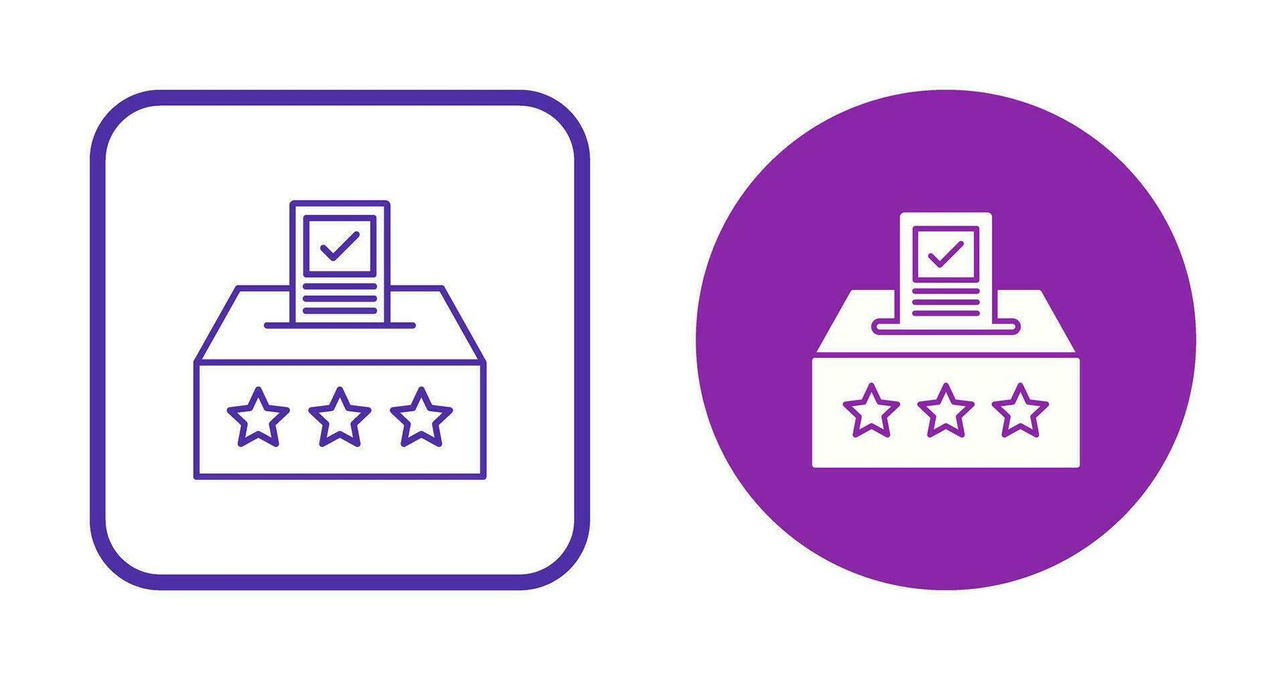 Ballot Vector Icon