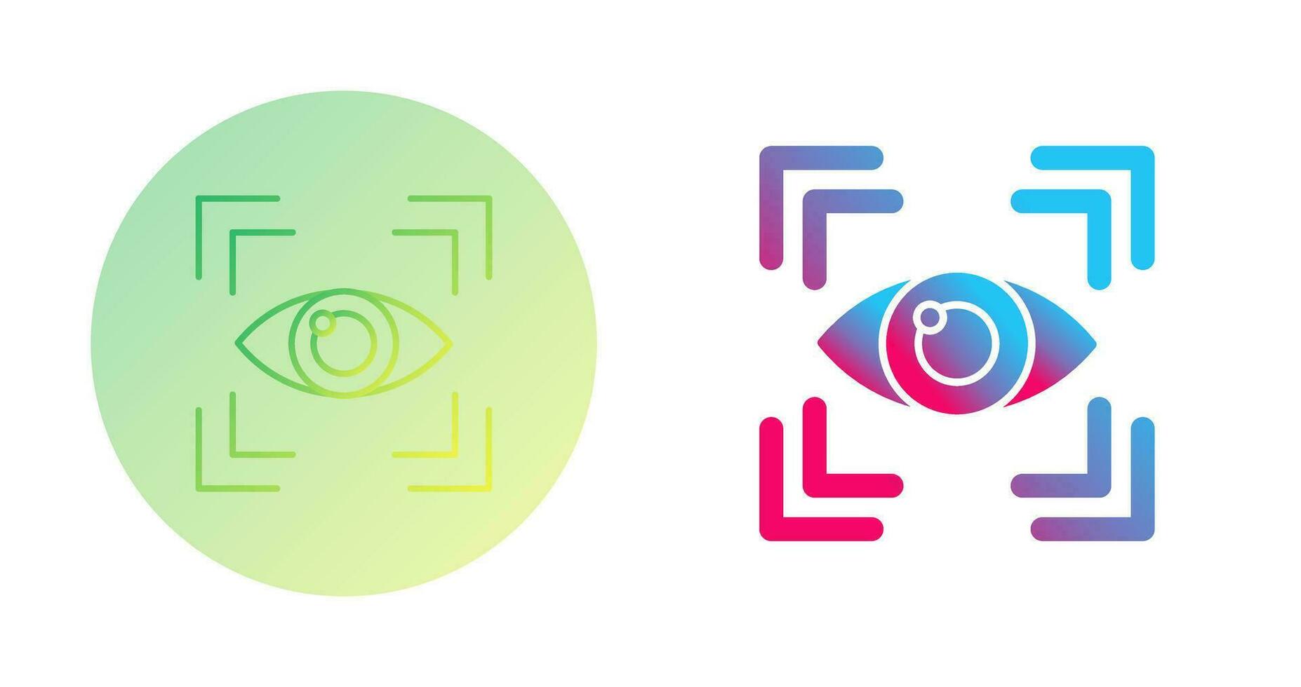 Eye Scan Vector Icon