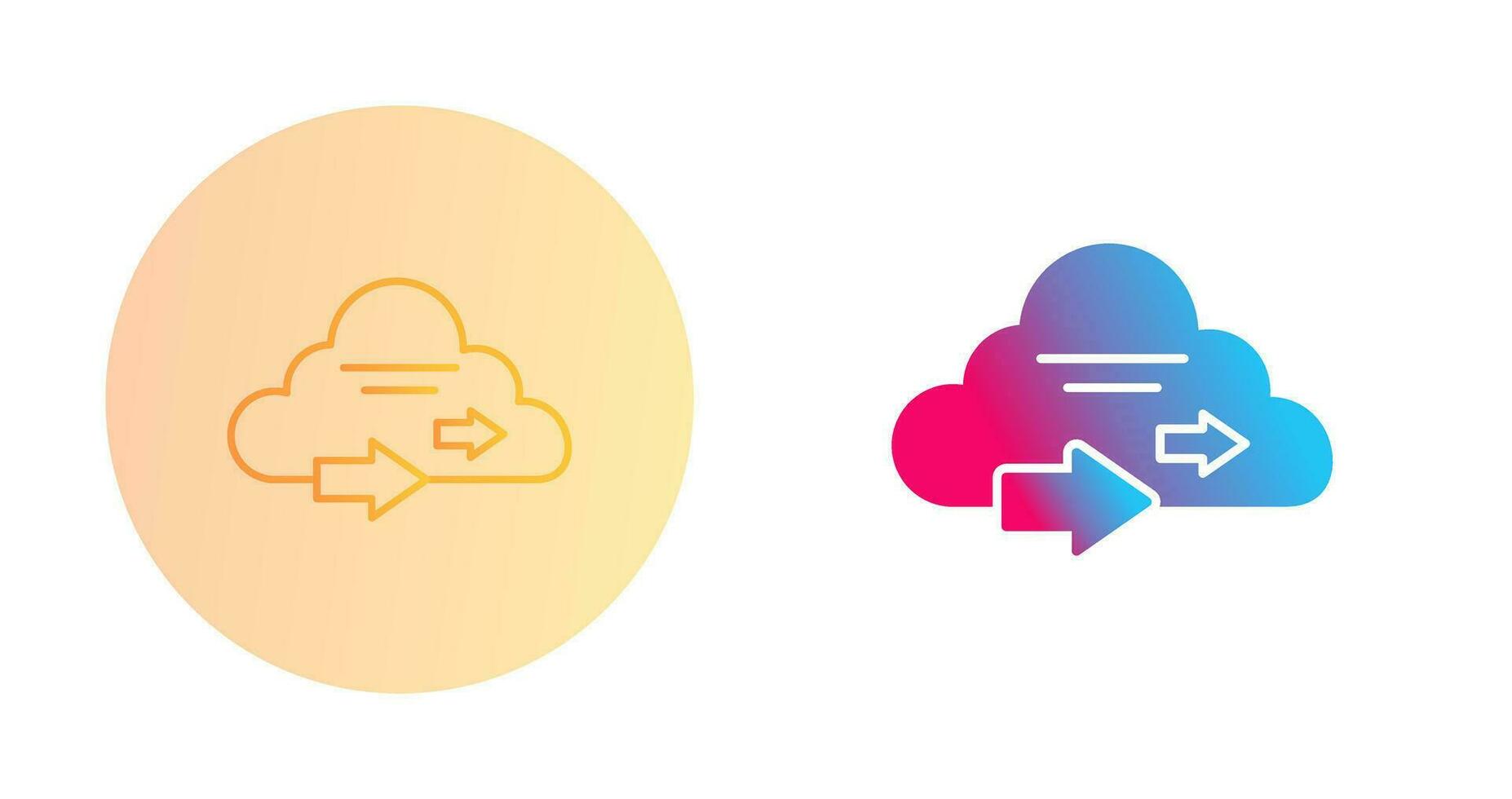 Cloud Computing Vector Icon