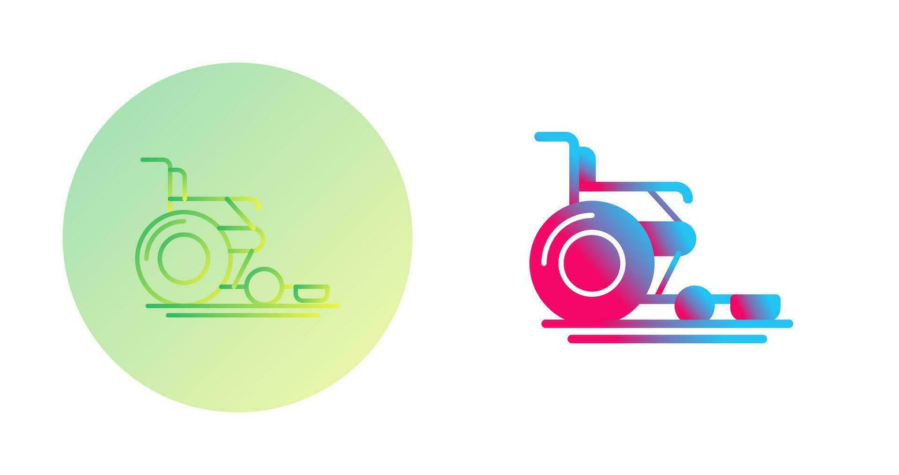 Wheel Chair Vector Icon