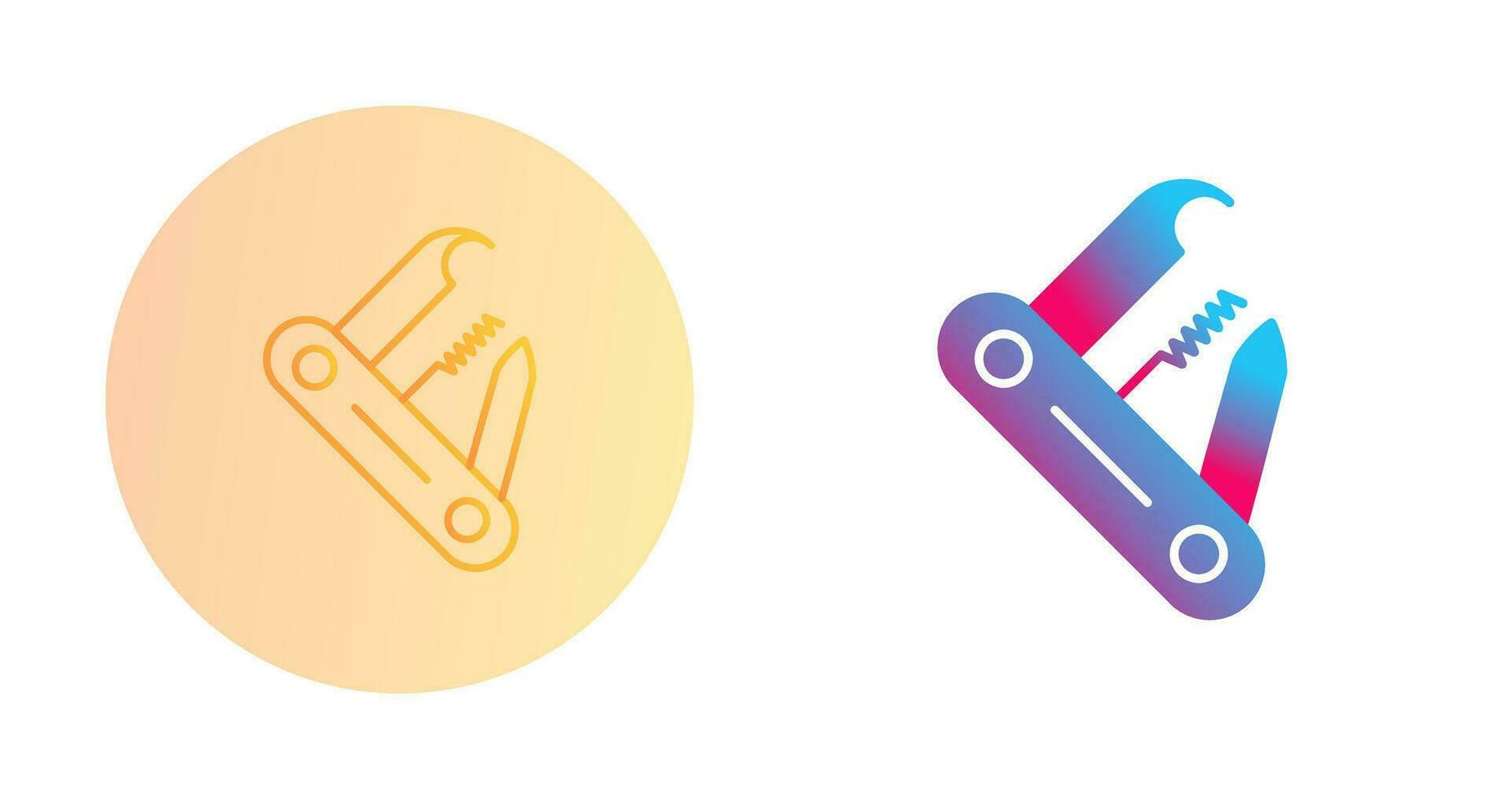 Swiss Army Knife Vector Icon