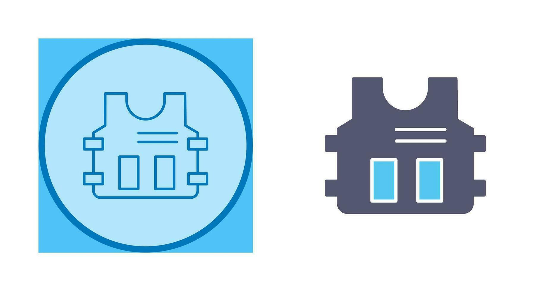 Police Vest Vector Icon