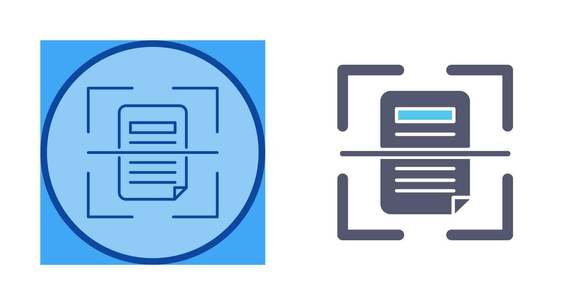 Scan Vector Icon