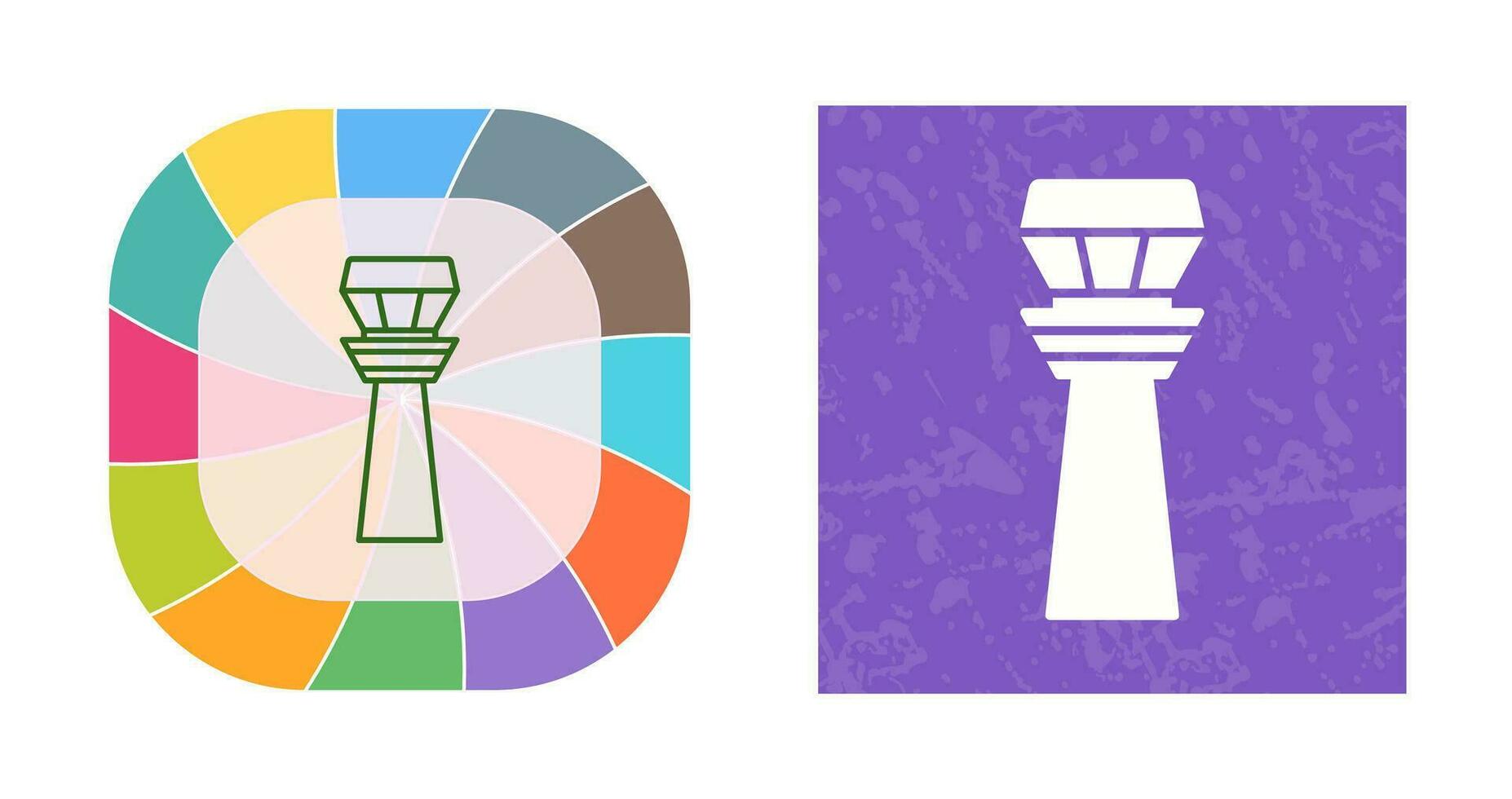 Control Tower Vector Icon