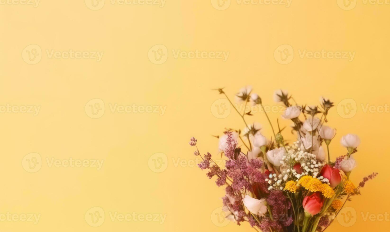A vibrant bouquet of assorted flowers. AI Generative photo