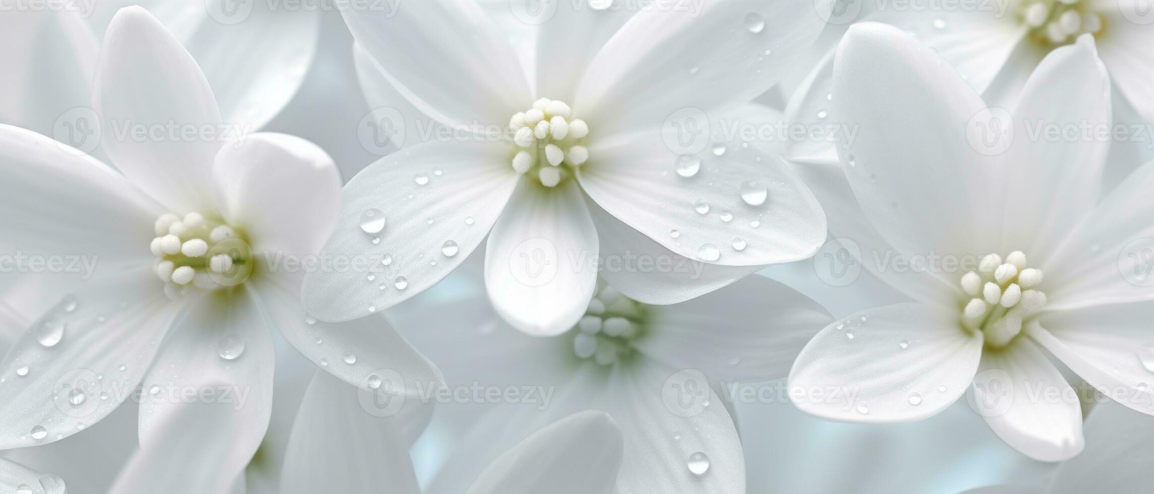 Detailed image of a pristine snowdrop. AI Generative photo