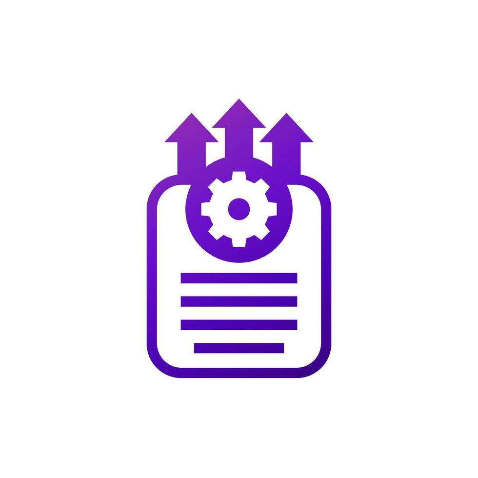 export technical data icon on white 33712811 Vector Art at Vecteezy