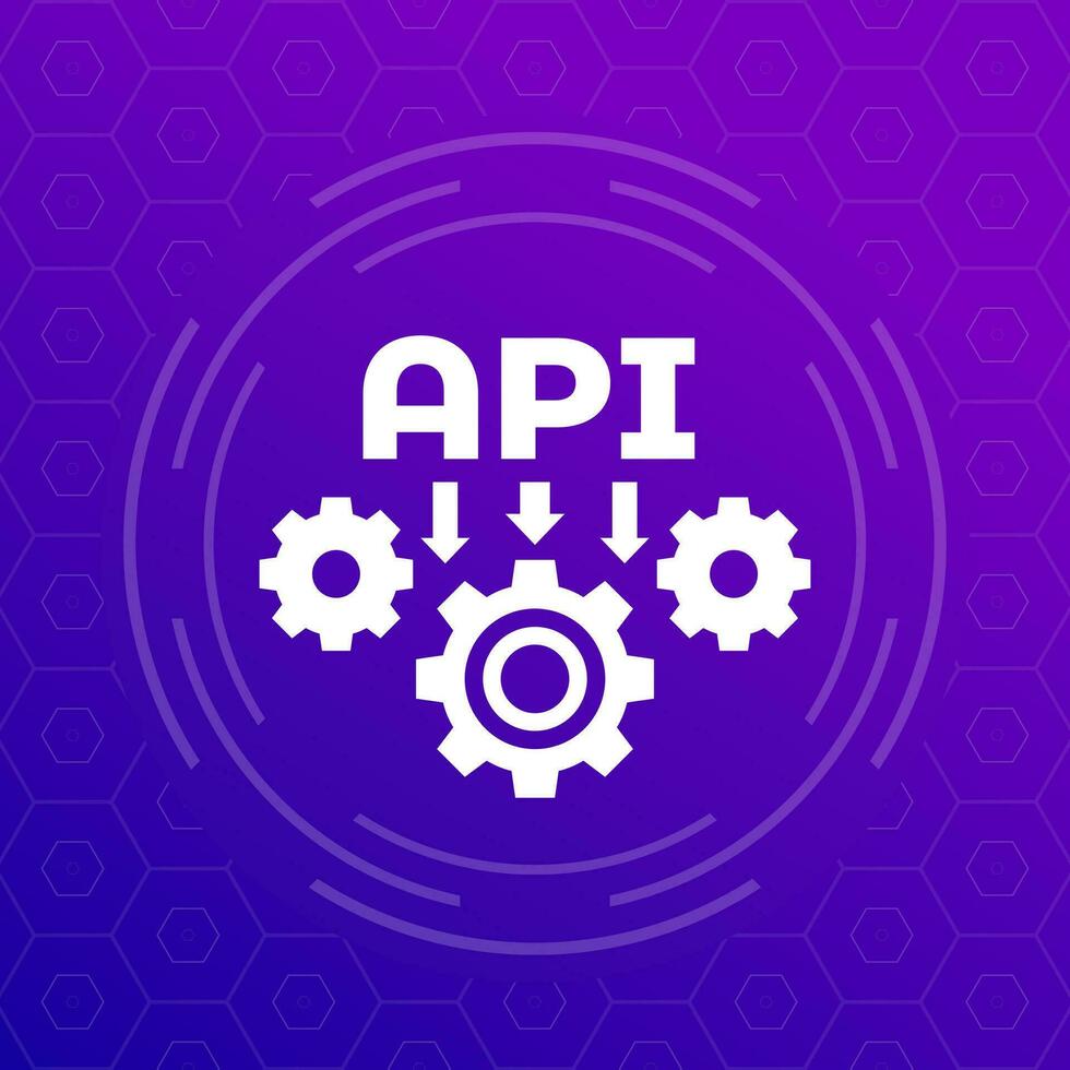API icon for apps and web 33712925 Vector Art at Vecteezy