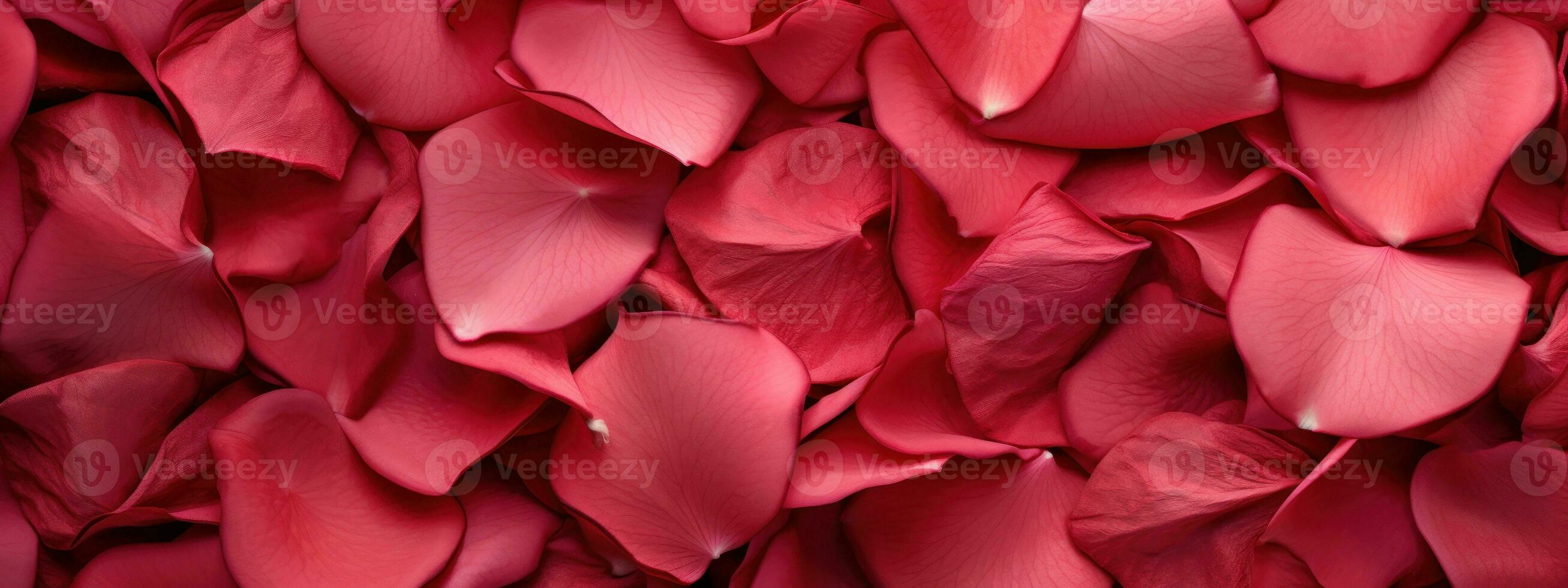 Delicate macro shot of a pink rose petals surface. AI Generative photo