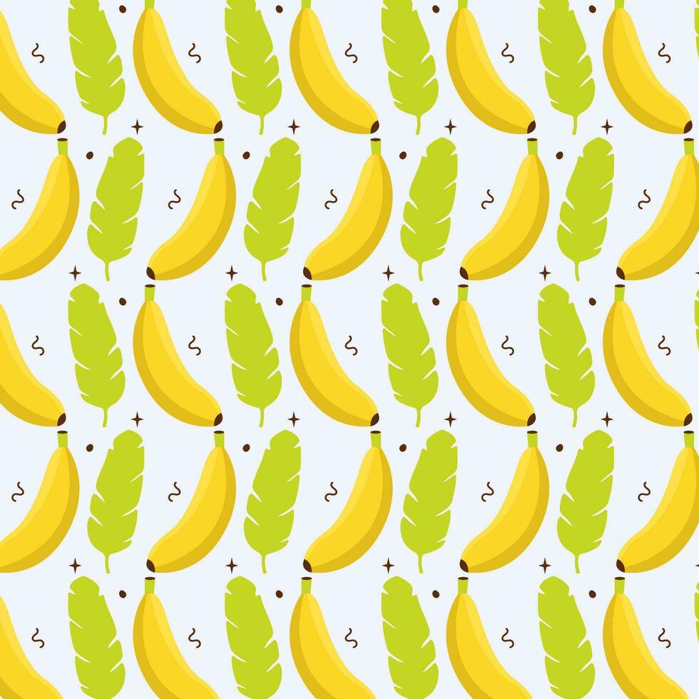 Vector banana pattern