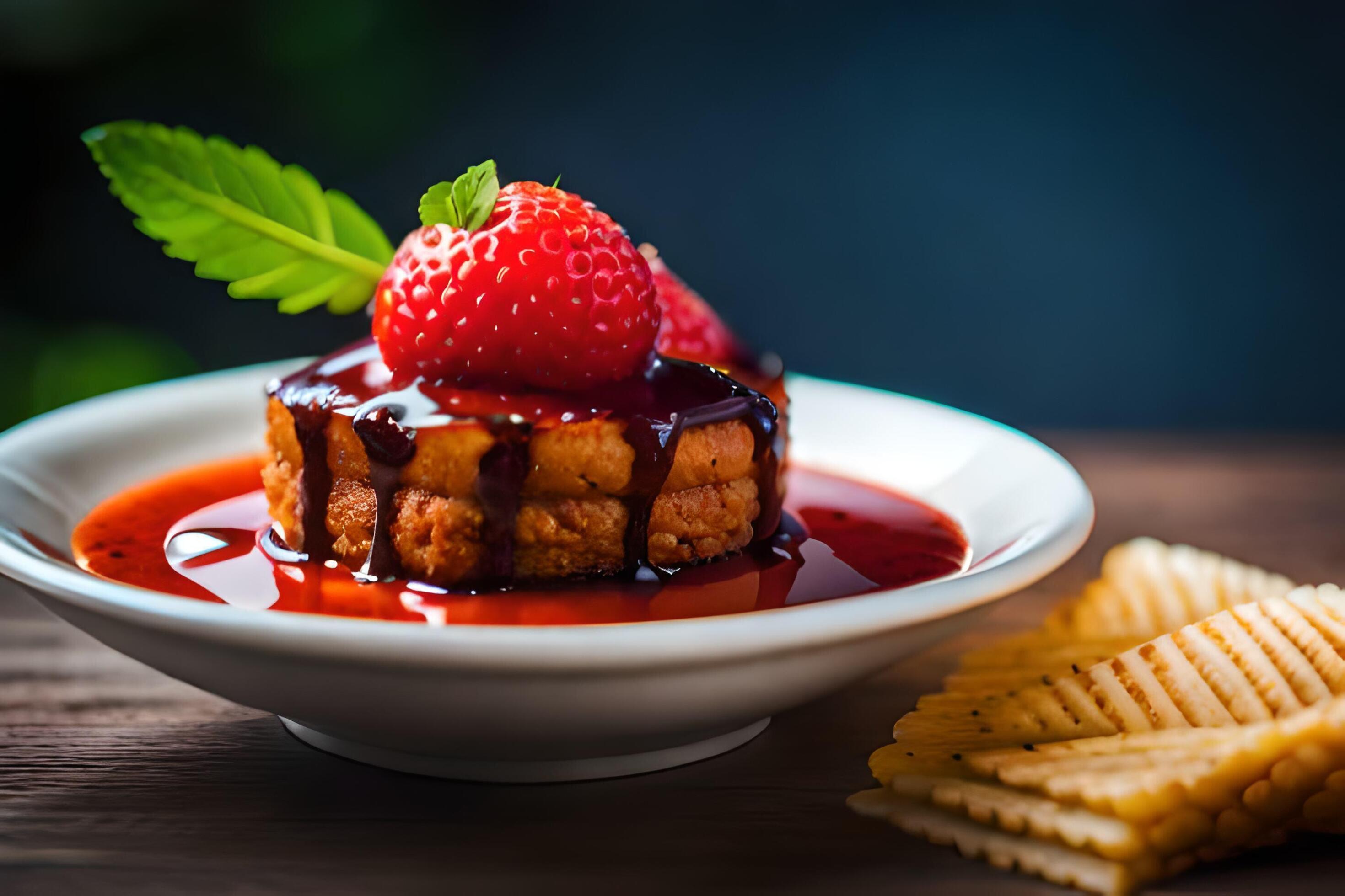 The Best Dessert In The World Is A Strawberry Cheesecake AI Generated the-best-dessert-in-the-world-is-a-strawberry-cheesecake-ai-generated
