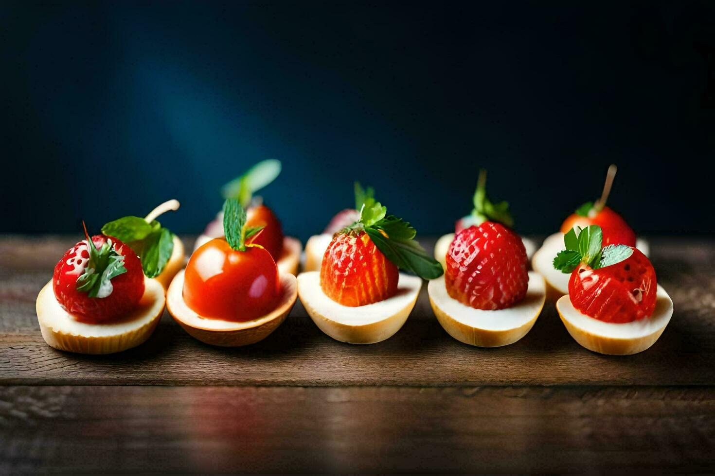 strawberries and strawberries in a bowl. AI-Generated photo