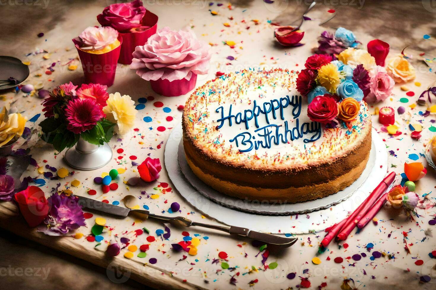 el mejor cumpleaños pastel ideas para niños. generado por ai foto