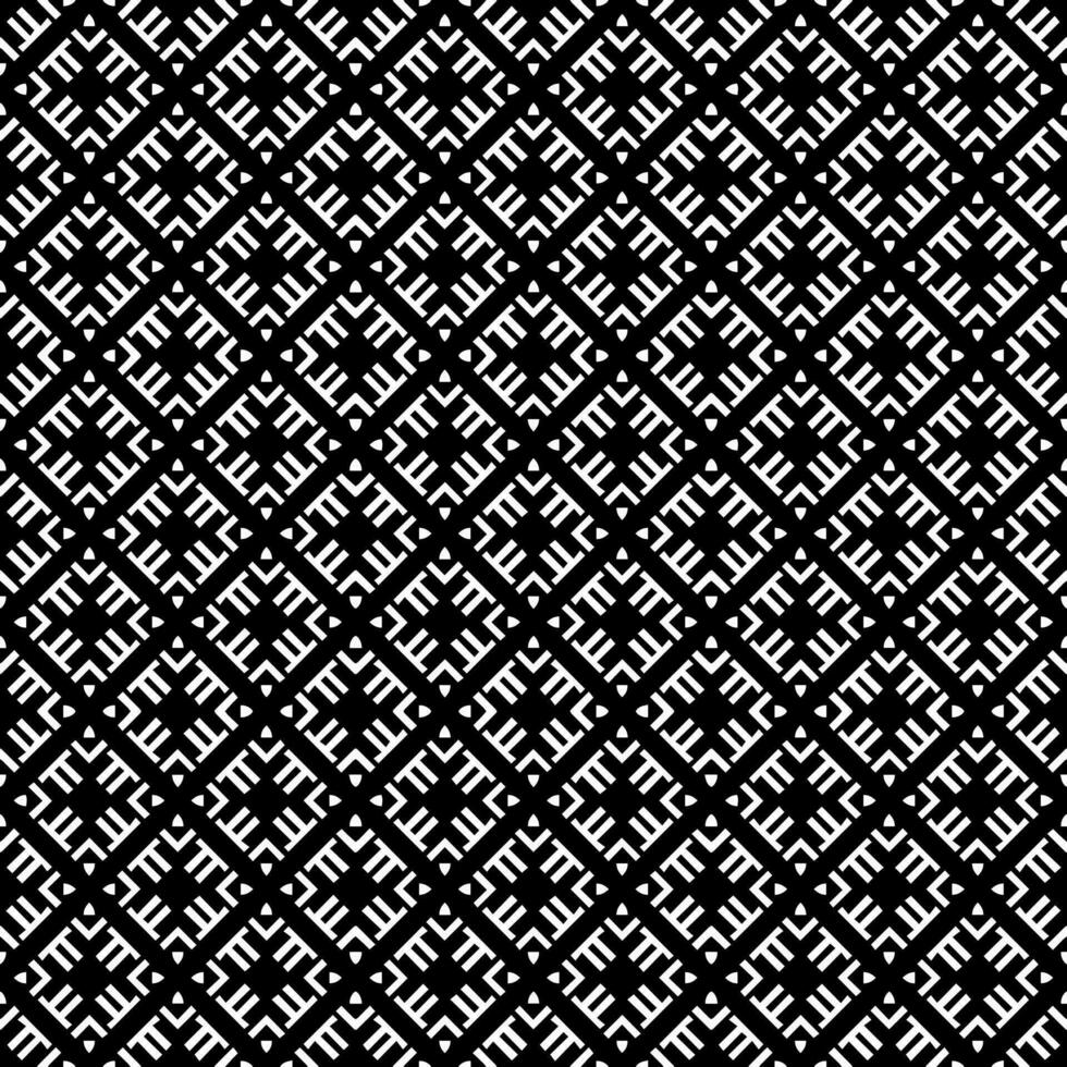 patrón abstracto sin costuras en blanco y negro. fondo y telón de fondo. diseño ornamental en escala de grises. vector