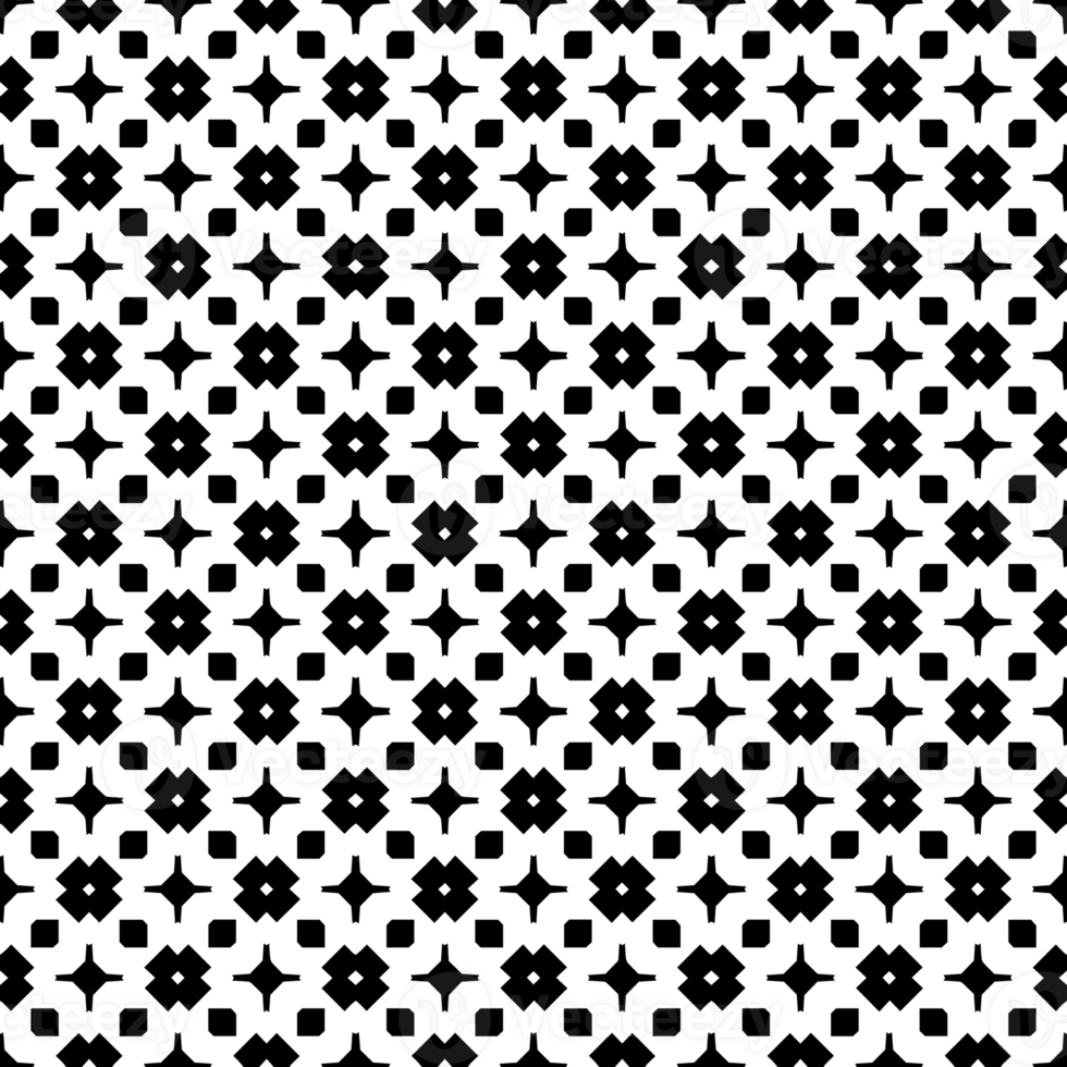 Black seamless abstract pattern. Overlay for background and backdrop. Ornamental design. PNG graphic illustration with transparent background.