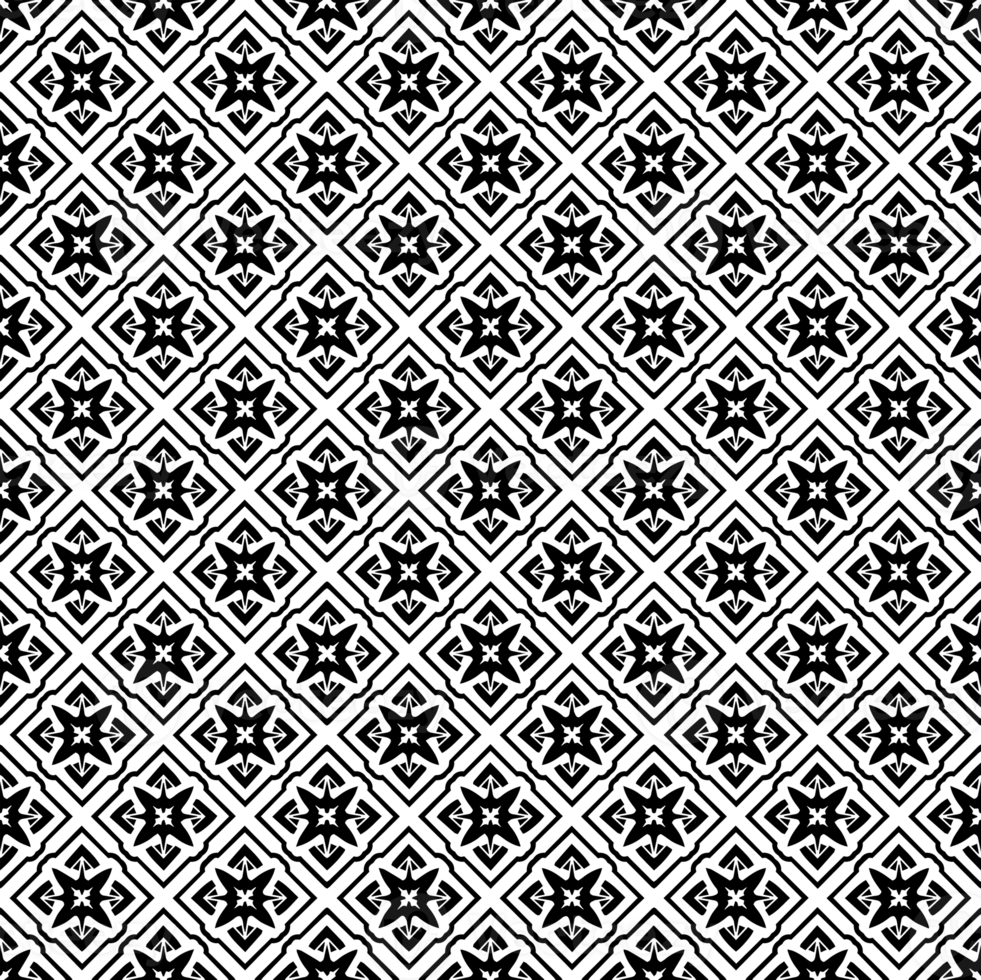Black seamless abstract pattern. Overlay for background and backdrop. Ornamental design. PNG graphic illustration with transparent background.