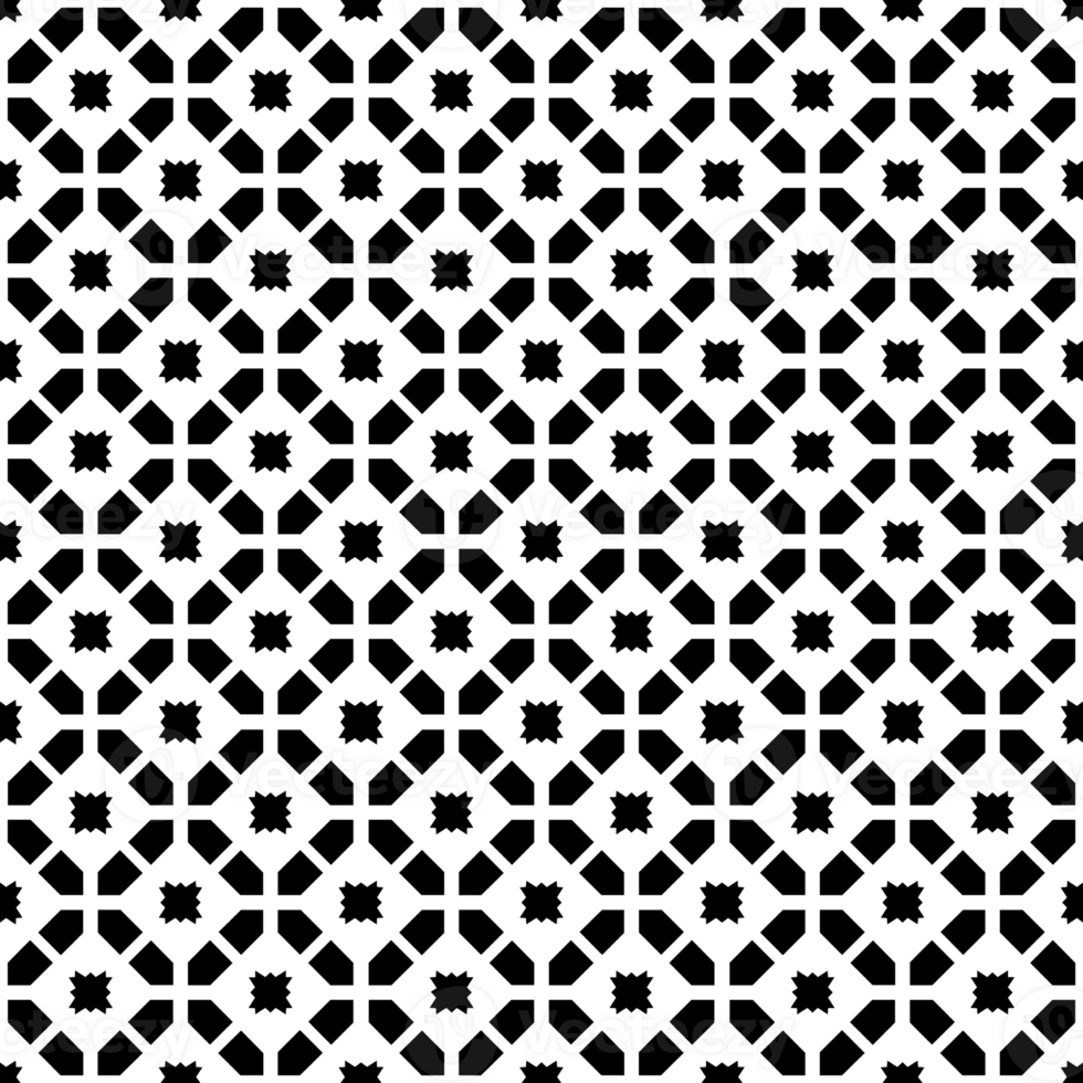 Black seamless abstract pattern. Overlay for background and backdrop. Ornamental design. PNG graphic illustration with transparent background.