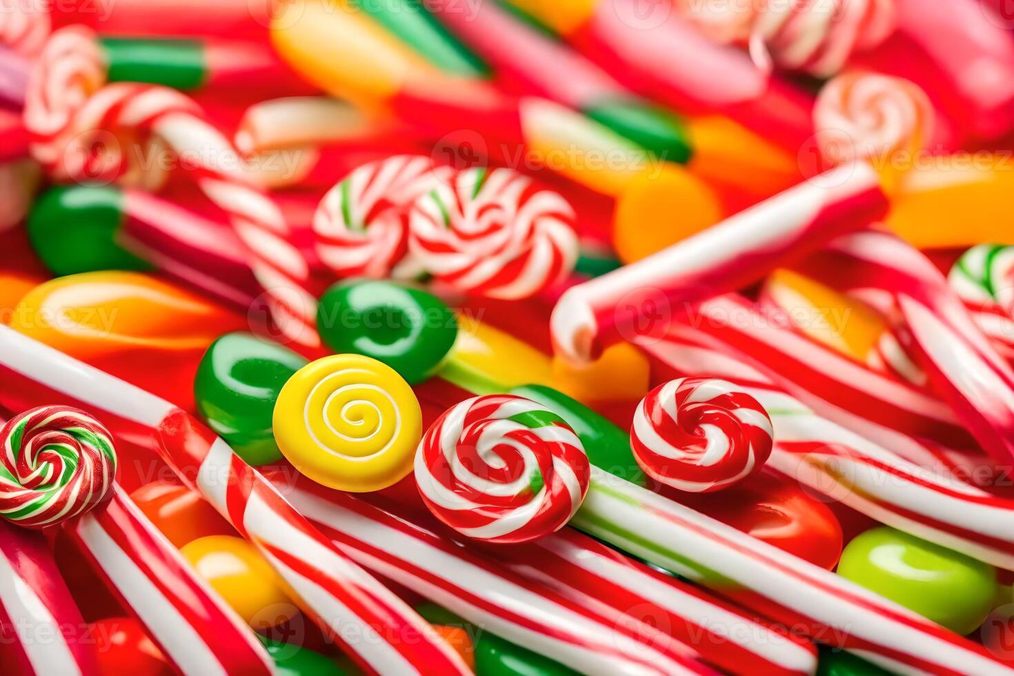 Many Different Types Of Candy Are Shown In This Image AI Generated many-different-types-of-candy-are-shown-in-this-image-ai-generated