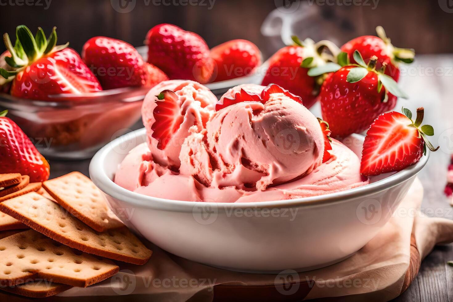 the best ice cream in the world. AIGenerated 33807874 Stock Photo at