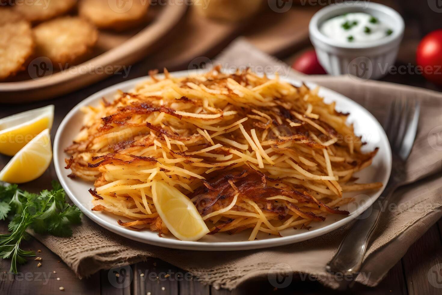 the best potato dishes in the world. AI-Generated 33822258 Stock Photo