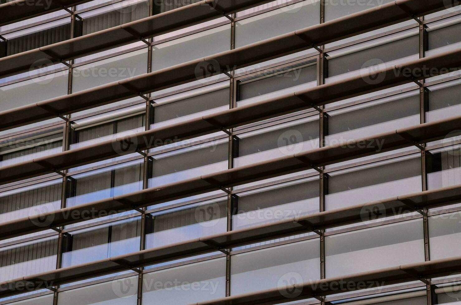 The facade of a modern building photo
