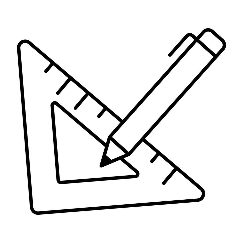 Trendy Geometry Tools vector