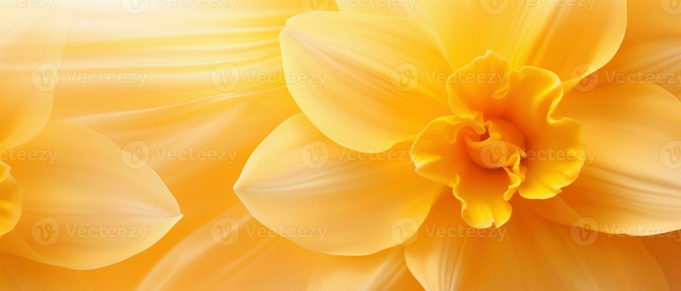 Mesmerizing close-up of a daffodil. AI Generative photo