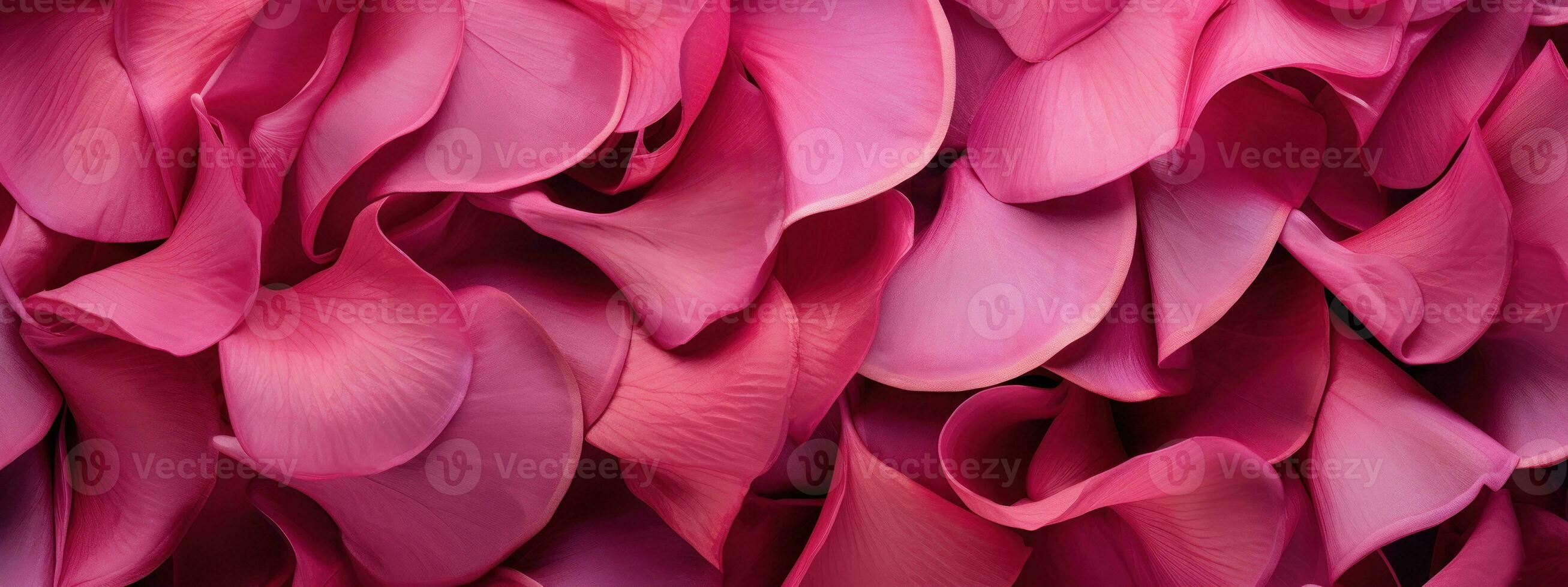 Delicate macro shot of a pink rose petals surface. AI Generative photo