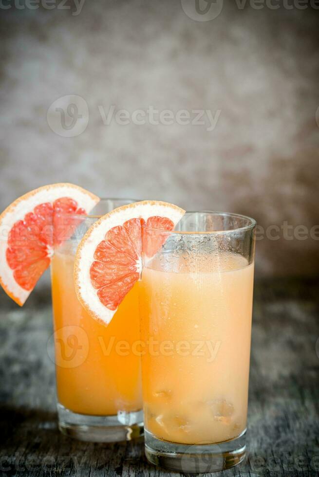 Grapefruit and Tequila Paloma Cocktail photo