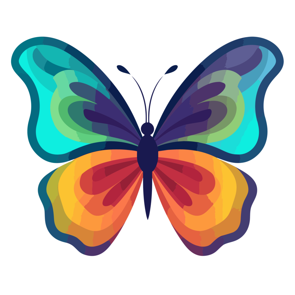 schön Schmetterling Clip Art - - ai generativ png