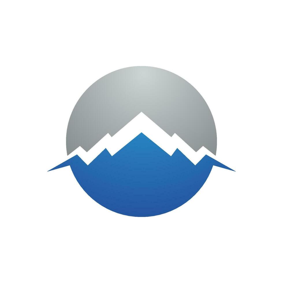 Mountain icon Logo vector