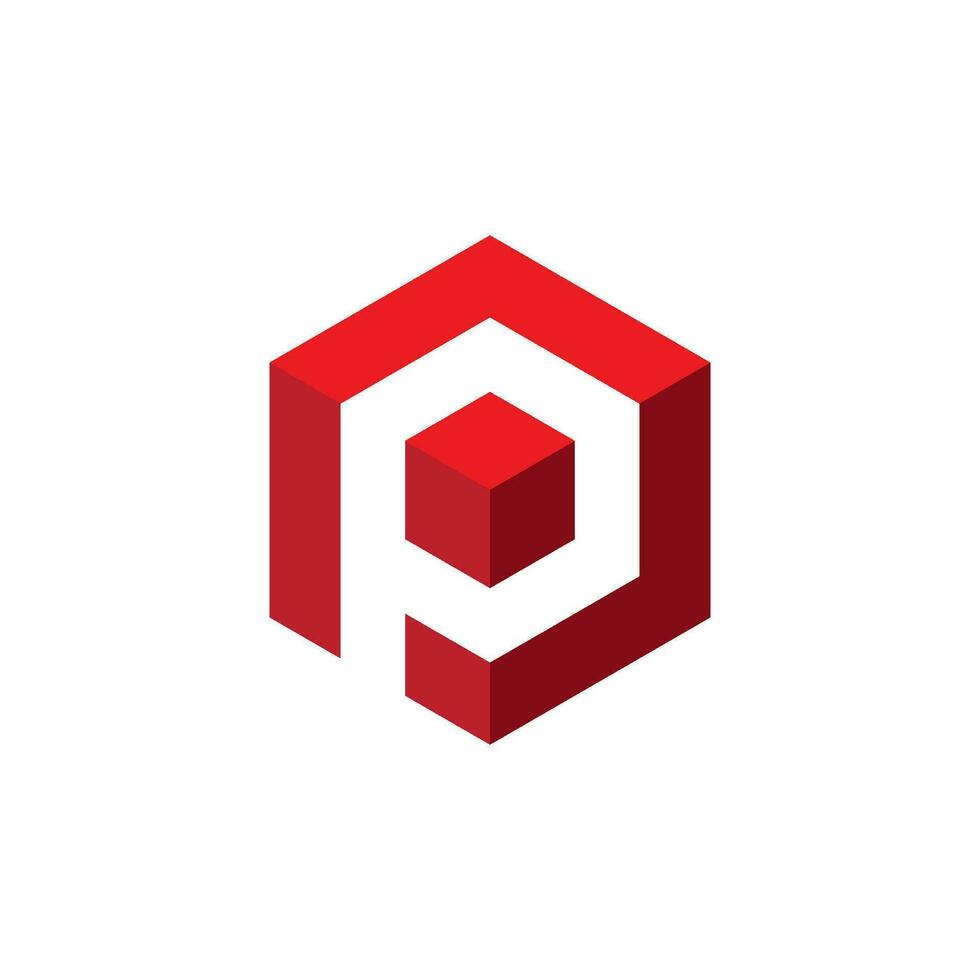 P Letter Logo Template vector