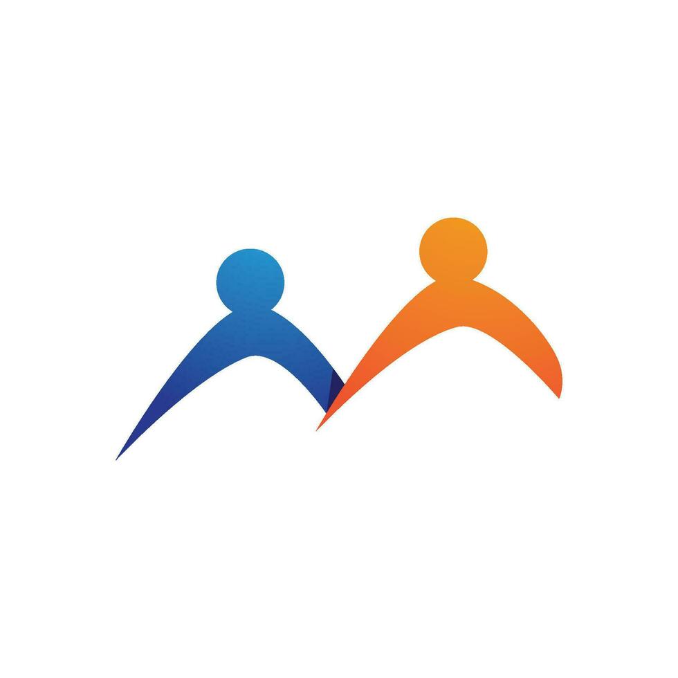 Community, network and social icon vector