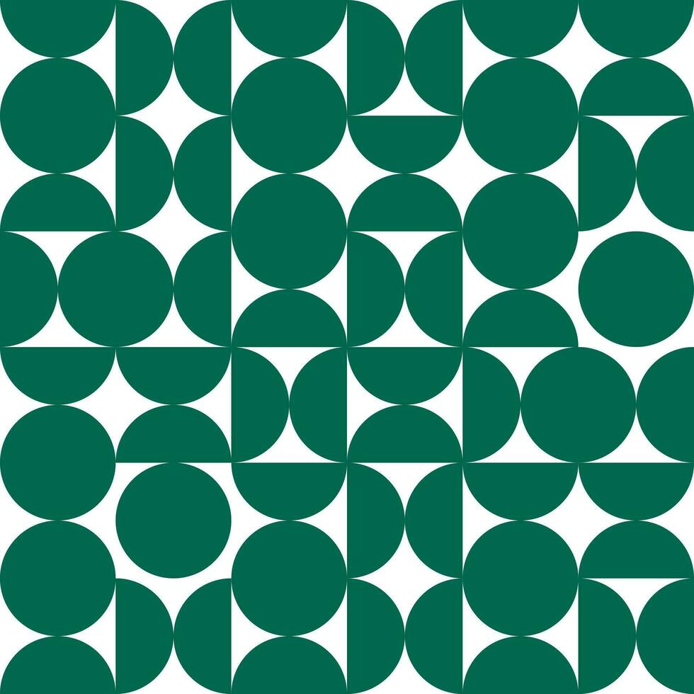 Seamless pattern with green semicircle use for background design, print, social networks, packaging, textile, web, cover, banner and etc. vector