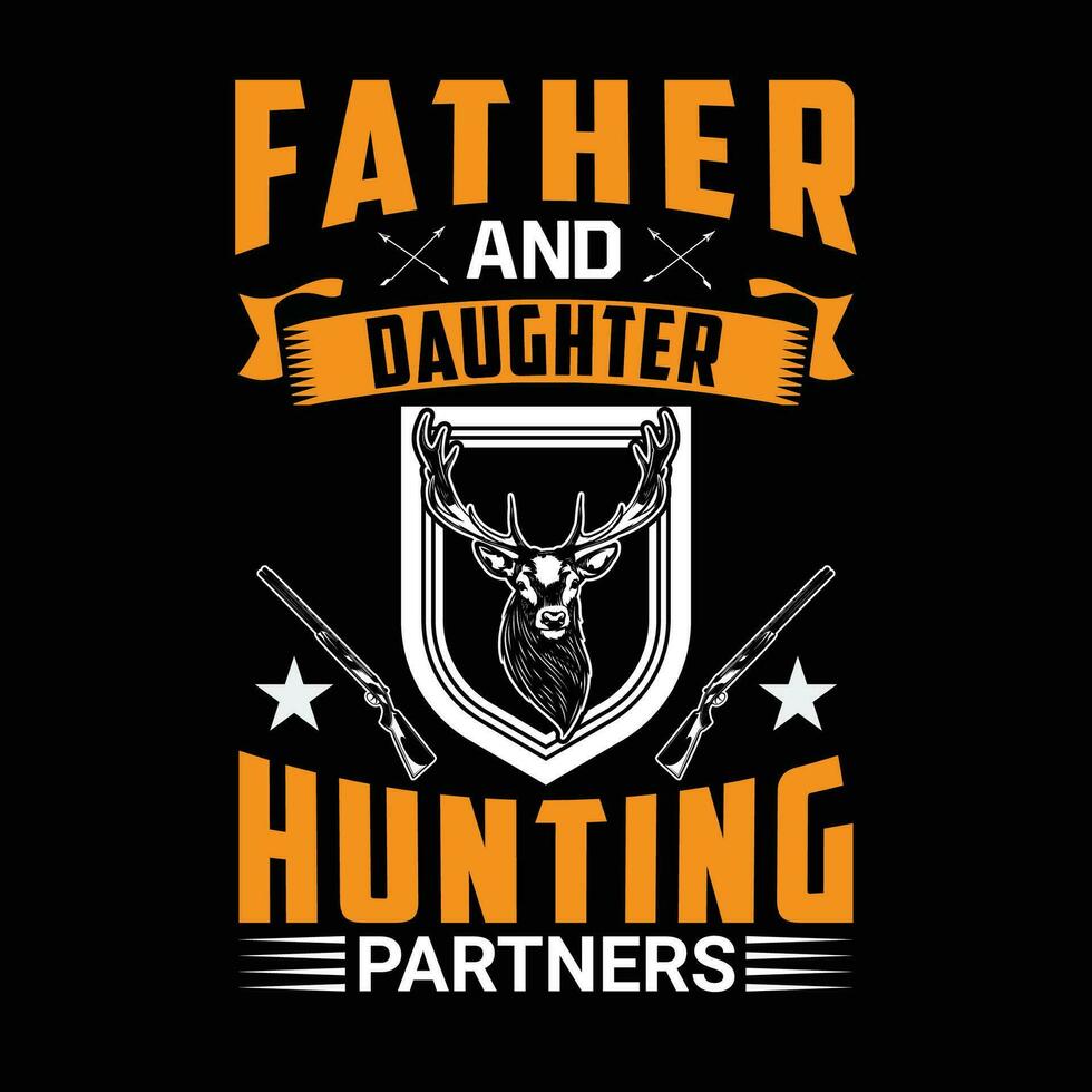 Free Hunting t shirt design vector2 vector