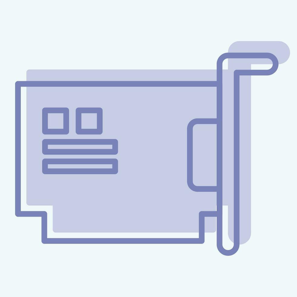 Icon Hardware. related to Computer symbol. two tone style. simple design editable. simple illustration vector