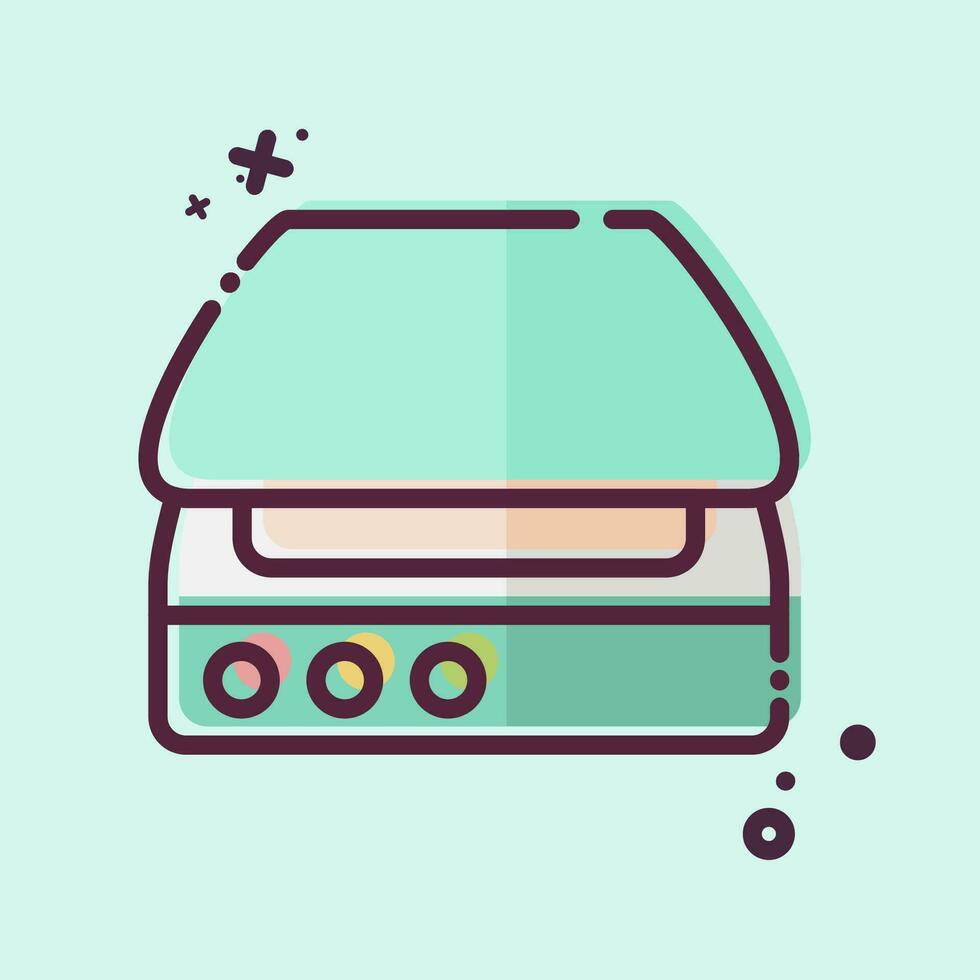 Icon Scanner. related to Computer symbol. MBE style. simple design editable. simple illustration vector
