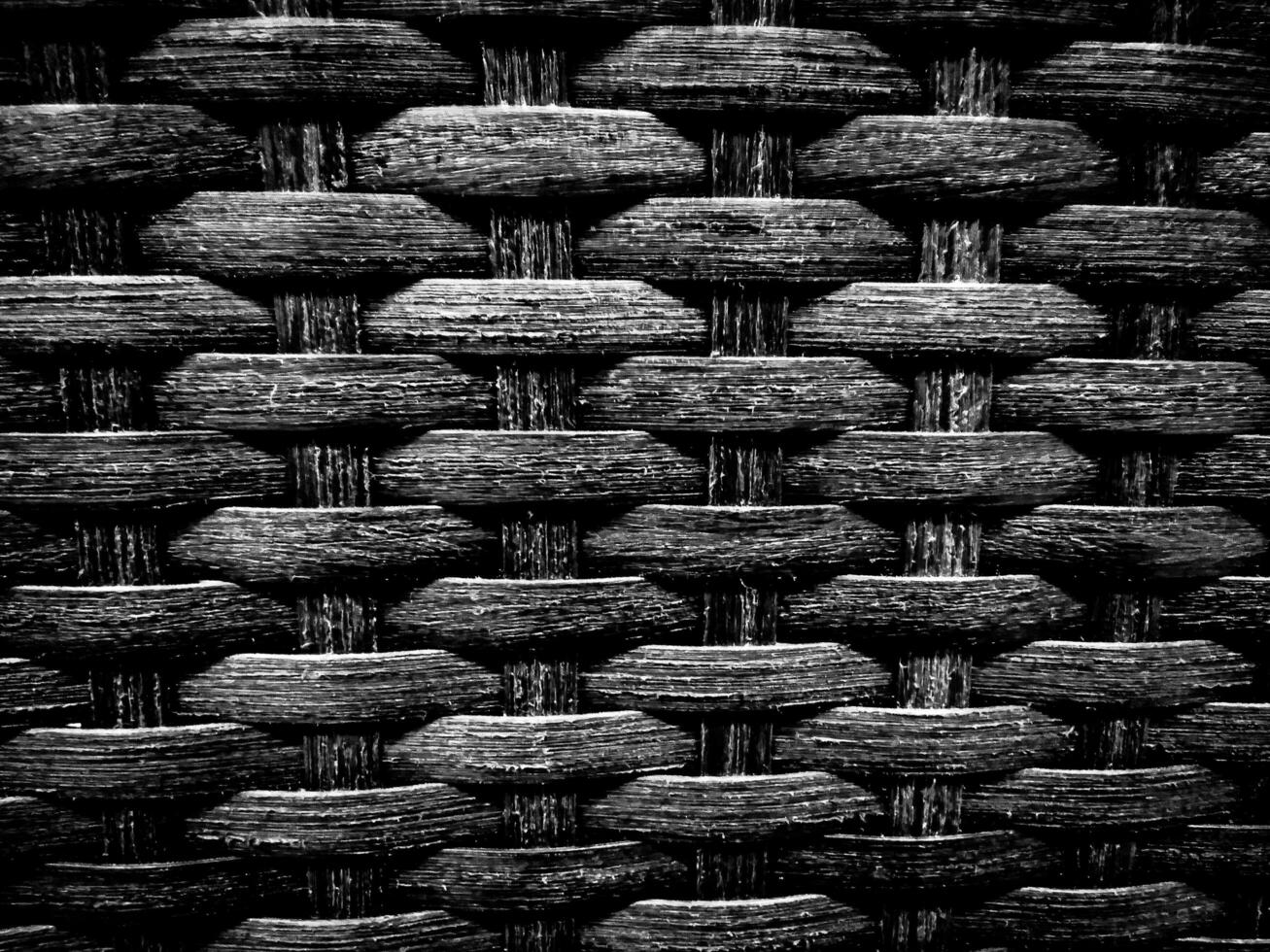 black and white wicker pattern  Rough for designing fabric pattern products photo