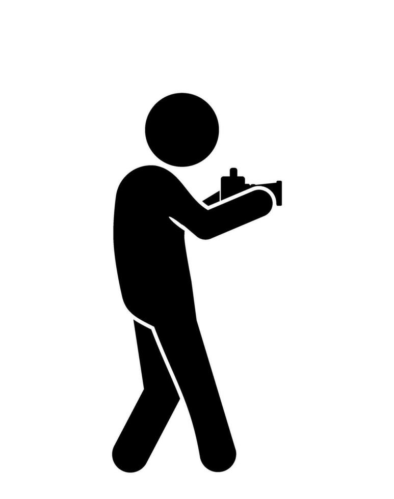vector illustration of photographer taking photos, photography