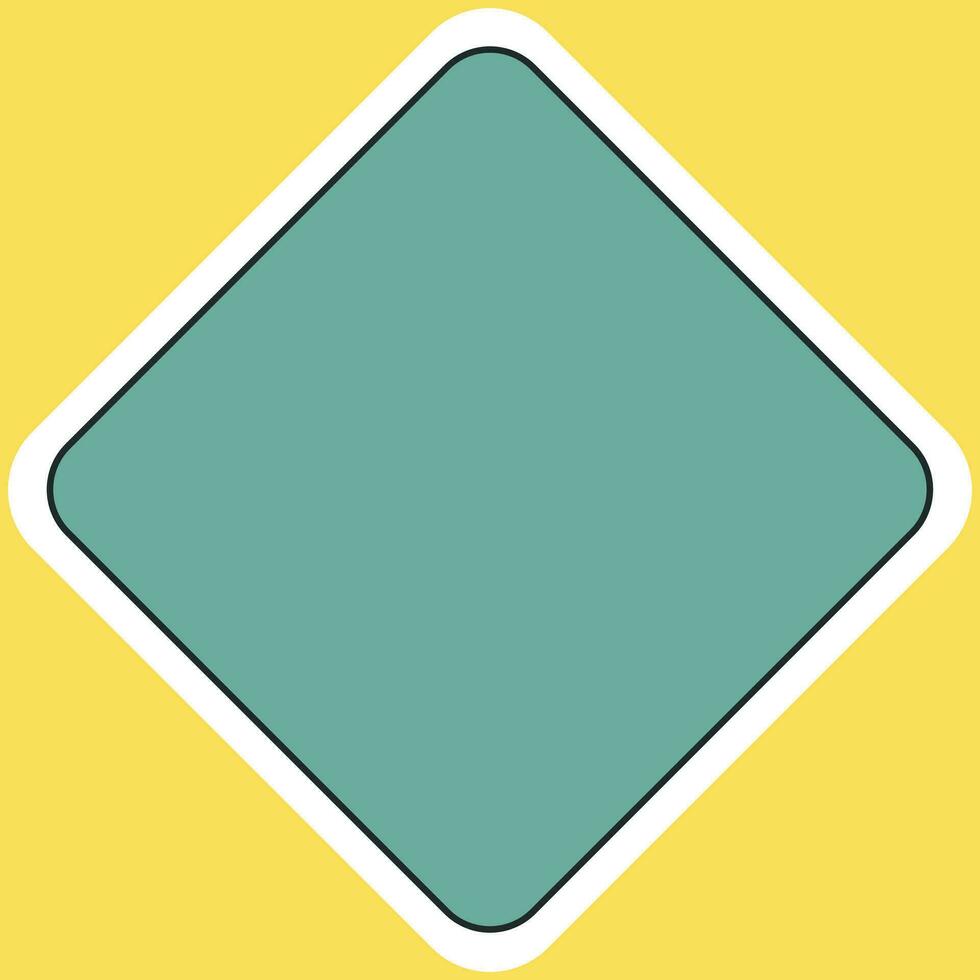 Rhombus shape vector