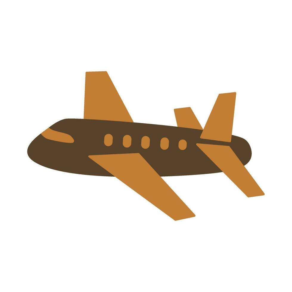 sketch of a plain travelling vector