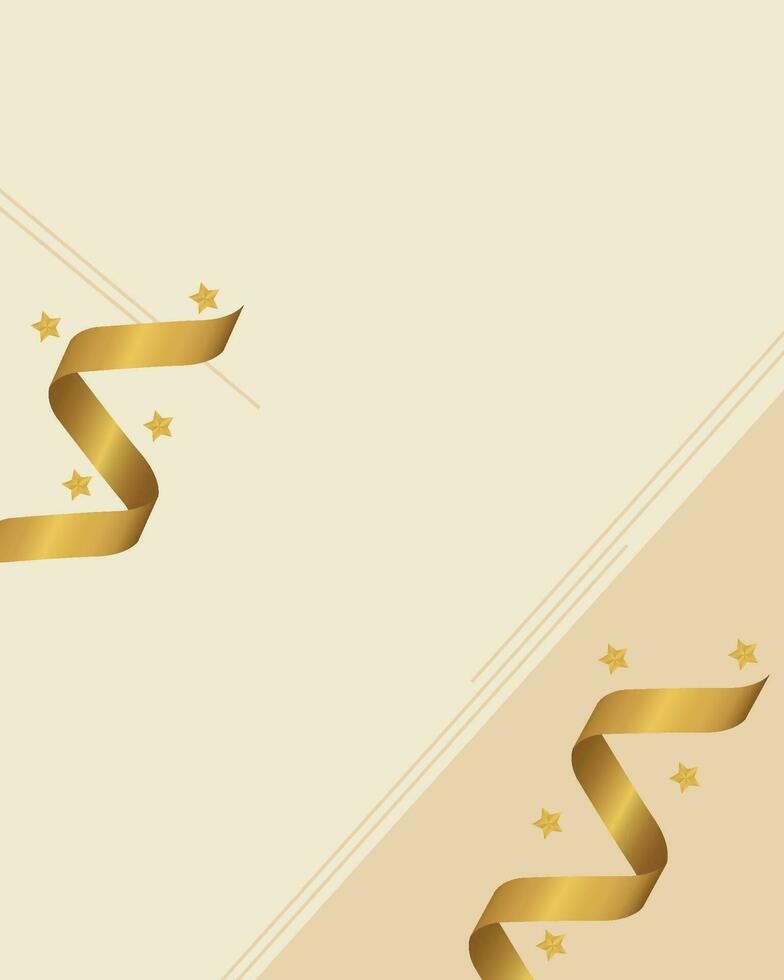 Christmas background with golden ribbon. The background is great for cards, brochures, flyers, and advertising poster templates. vector