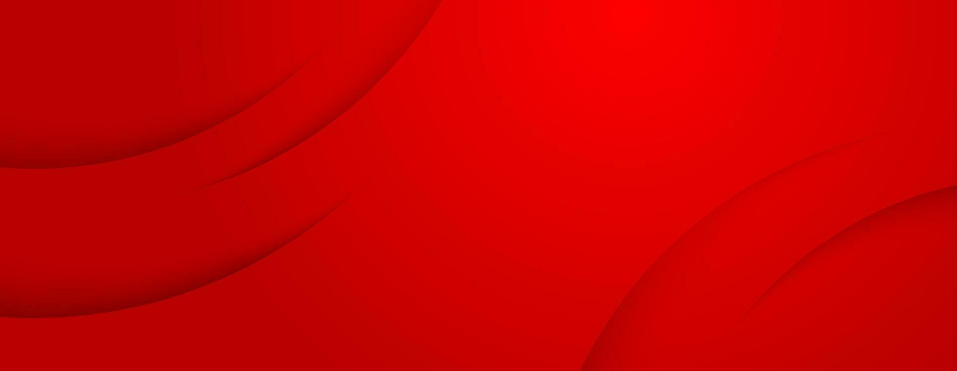 Abstract christmas background with curve lines on red background. Illustration horizontal template background banner. vector