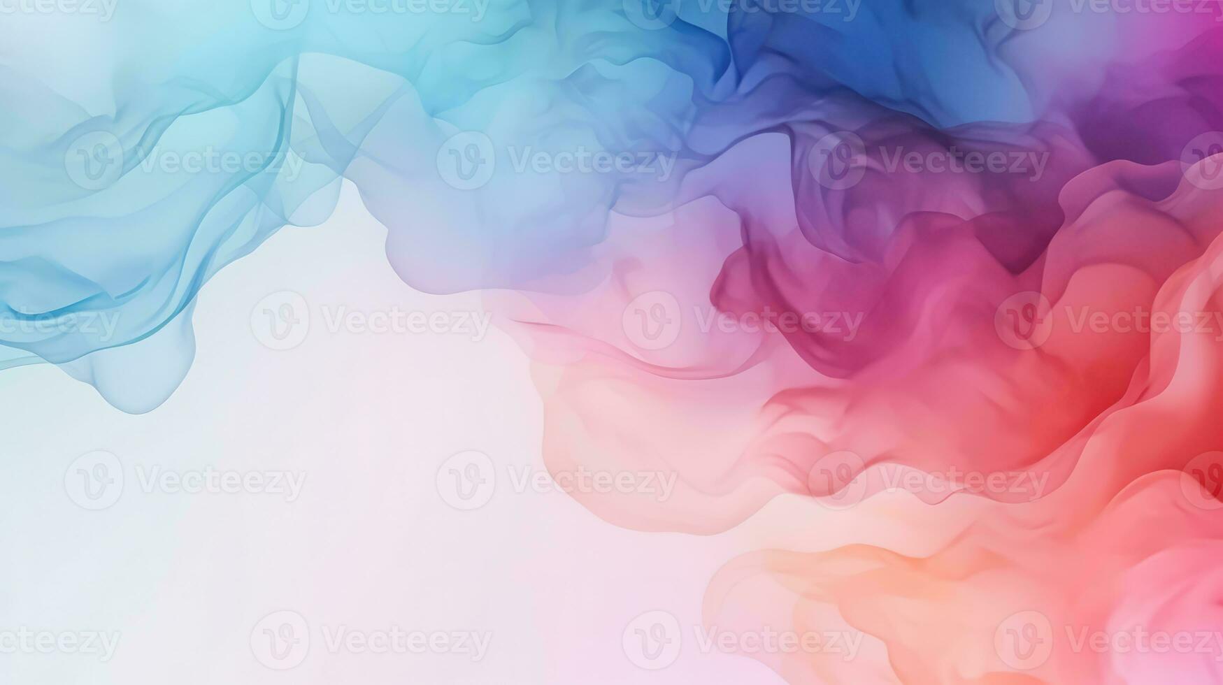 Abstract gradient colorful background, Generative AI. photo